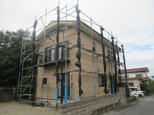 韮崎市　屋根外壁塗装工事